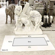Jesus Falls the First Time Statue Station 3 (48-Inch)