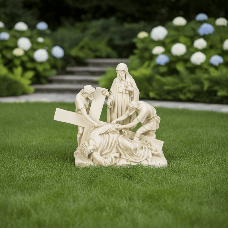 Jesus Falls the Third Time Statue Station 9 (27-Inch)