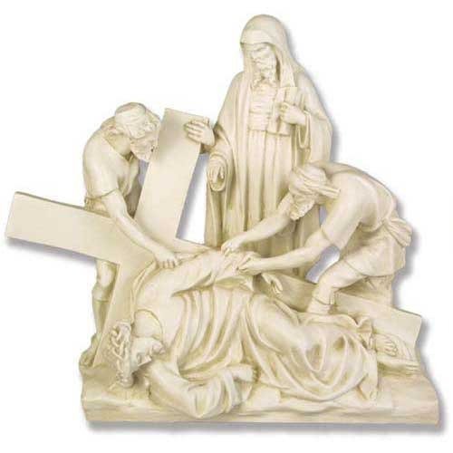 Jesus Falls the Third Time Statue Station 9 (27-Inch)