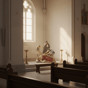 Jesus Falls the Third Time Statue Station 9 (9-Inch)