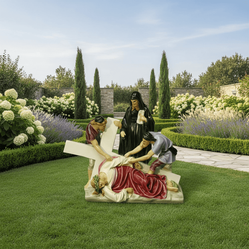 Jesus Falls the Third Time Statue Station 9 (9-Inch)