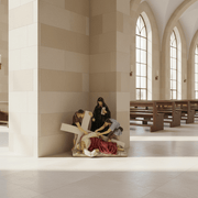 Jesus Falls the Third Time Statue Station 9 (9-Inch)