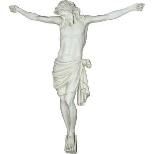 Jesus Head Down Statue (30 - Inch) Side View