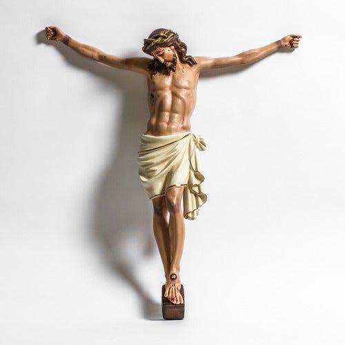 Jesus Head Down Statue (33 - Inch) Side View