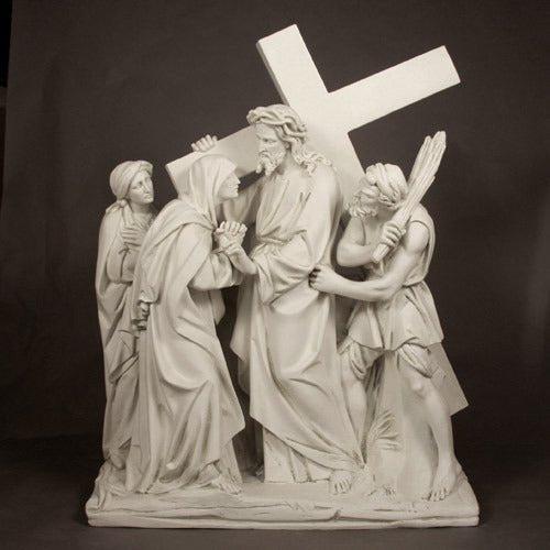 Jesus Meets His Mother Religious Statue Station 4 (57-Inch)