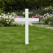 Jesus Metal Cross Religious Statue (12-Inch)