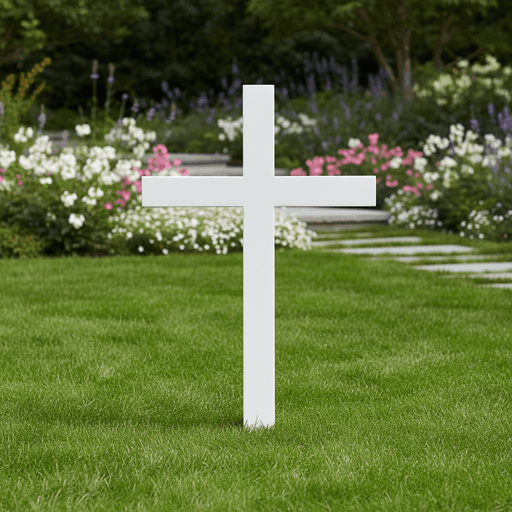 Jesus Metal Cross Religious Statue (12-Inch)