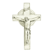 Jesus on the Cross Statue (20 - Inch) Side View