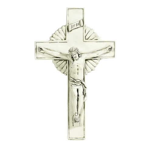 Jesus on the Cross Statue (20 - Inch) Side View