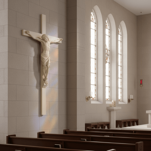 Jesus on the Cross Statue (32-Inch)