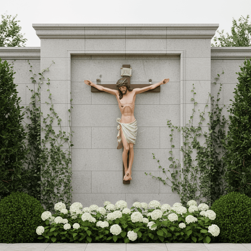 Jesus Religious Statue (37 - Inch) Side Angle