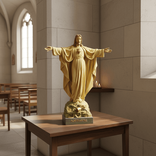 Jesus Rising with Cup at His Feet Statue (38-Inch)