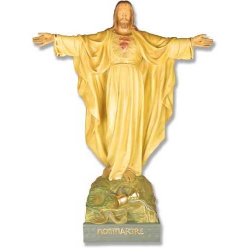 Jesus Rising with Cup at His Feet Statue (38-Inch)