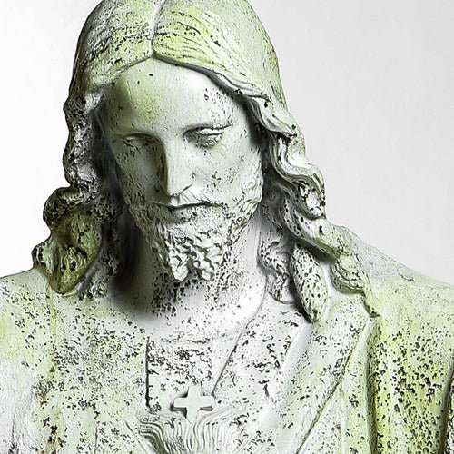 Jesus Sacred Heart Blessing Statue (60 - Inch) Angled View