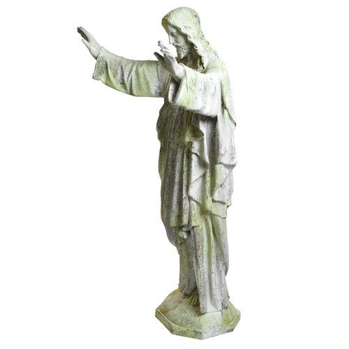 Jesus Sacred Heart Blessing Statue (60 - Inch) Different Angle