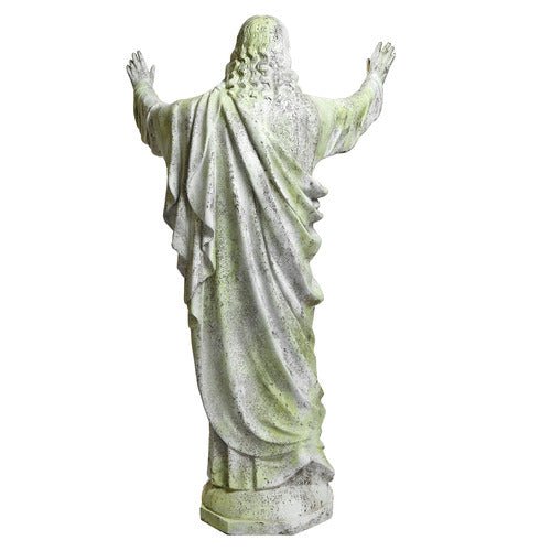 Jesus Sacred Heart Blessing Statue (60 - Inch) Side Angle View