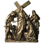 Jesus Speaking to the Woman Statue Station 8 (58-Inch)