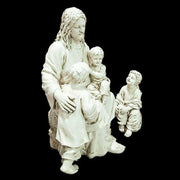 Jesus with Children Statue (34 - Inch) Different Angle