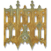 John Michael Tracery Outdoor Plaque (38.0 - Inch) Side View