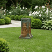 Julian Square Outdoor Statue (25 - Inch) Side Angle