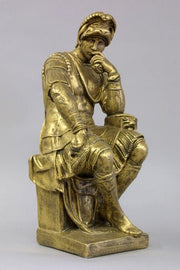 Juliano De Medici Statue (16 - Inch) Side Angle