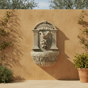 Julien Garden Wall Fountain (28 - Inch) Side Angle