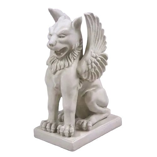 Kaikee Griffin On Base Statue (24-Inch)