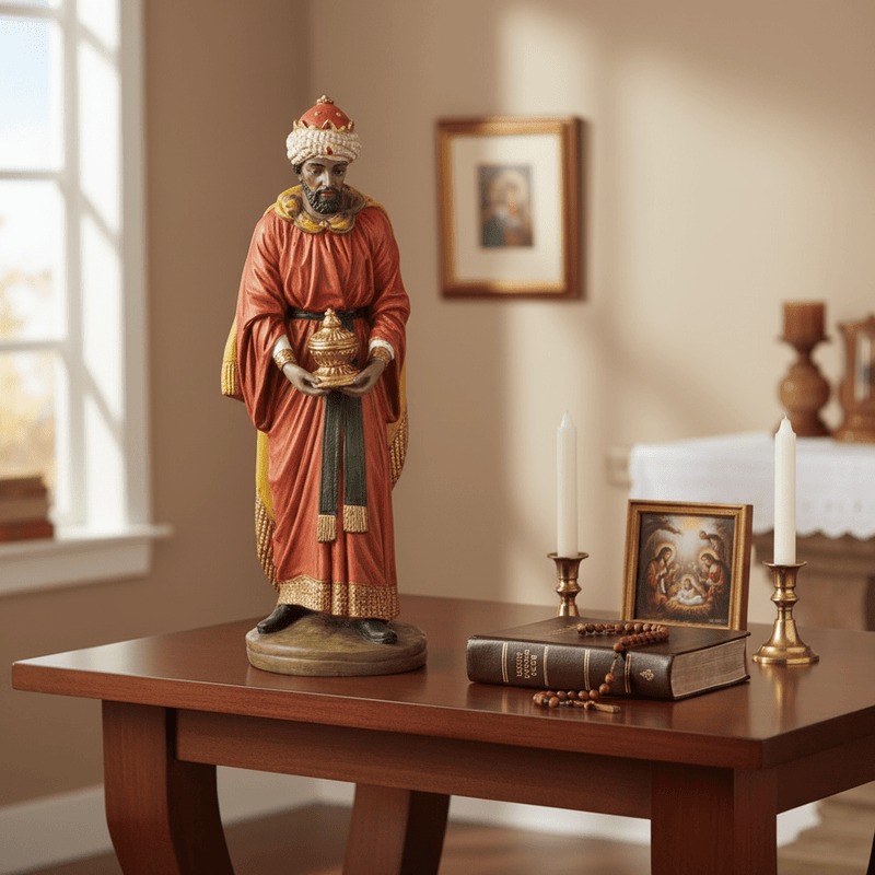 King Melchior Religious Statue (25-Inch)