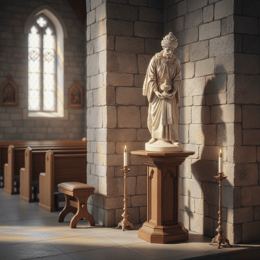 King Melchior Religious Statue (25 - Inch) Side Angle