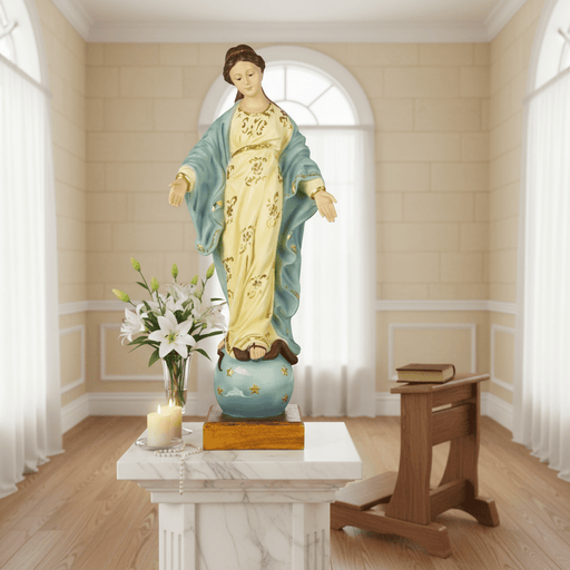 Kingdom of Mary Realistic Religious Statue (25-Inch)