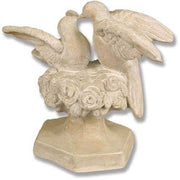 Kissing Doves Bird Garden Statue (14-Inch)