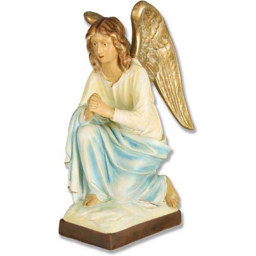 Kneeling Ange Outdoor Statue (26 - Inch)