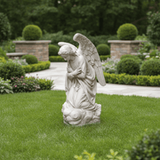 Kneeling Angel Outdoor Statue (56 - Inch)