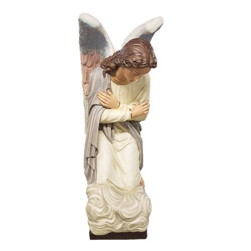 Kneeling Angel Outdoor Statue (56 - Inch) Other Angle