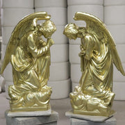 Kneeling Angel Outdoor Statue (56 - Inch) Additional Angle