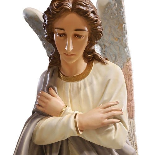 Kneeling Angel Outdoor Statue (56 - Inch) Different Angle