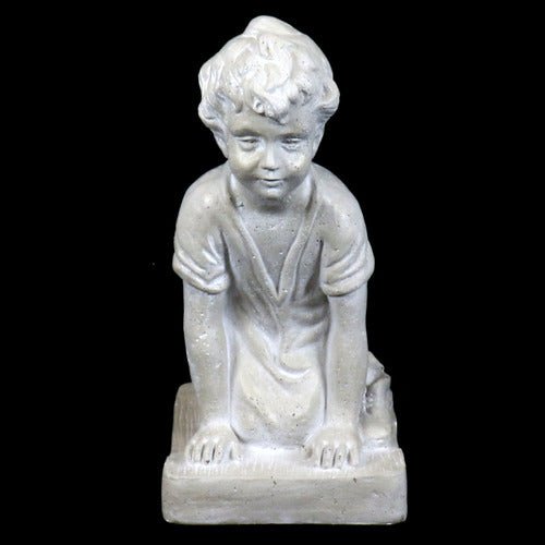 Kneeling Child Large Statue (18 - Inch) Different Angle