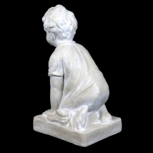 Kneeling Child Large Statue (18 - Inch) Side Angle