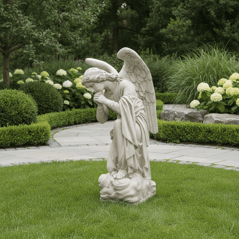 Kneeling Prayer Angel Catholic Statue (56 - Inch)