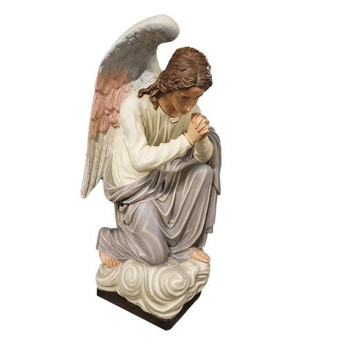 Kneeling Prayer Outdoor Catholic Statue (56 - Inch) Side View