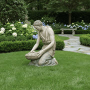 Kneeling Shepherd Religious Statue (42 - Inch)