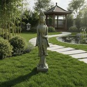 Kwan Yin Statue (41 - Inch) Side Angle