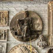 Kwan Yin Wall Plaque (36.0 - Inch) Side Angle