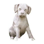 Lab Puppy Dog Garden Statue (13.5 - Inch)