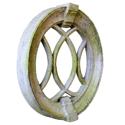 Laced Round Frame Outdoor Plaque (18.7 - Inch)