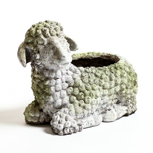 Lamb Planter Garden Statue (11 - Inch) Additional Angle