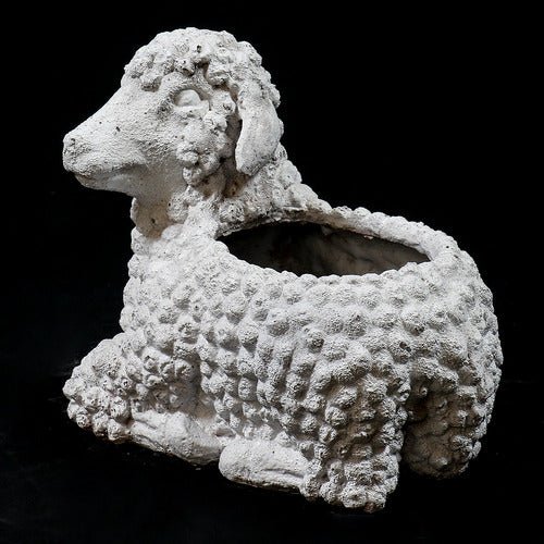 Lamb Planter Garden Statue (11 - Inch)