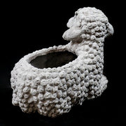 Lamb Planter Garden Statue (11 - Inch) Other Angle
