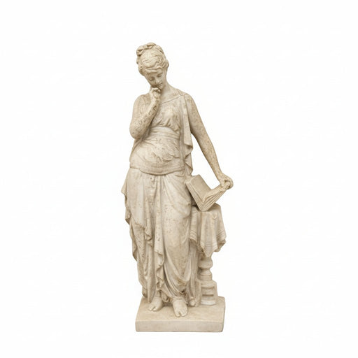 Library Girl Statue (16 - Inch)