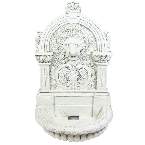 Lifesize Le Grande Lion Wall Fountain (58 - Inch) Side View